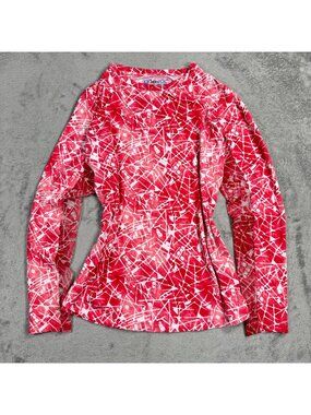 IBKUL UPF 50+ Cool Feel Quick Dry Long Sleeve Womens Small Golf Lightweight Mesh
